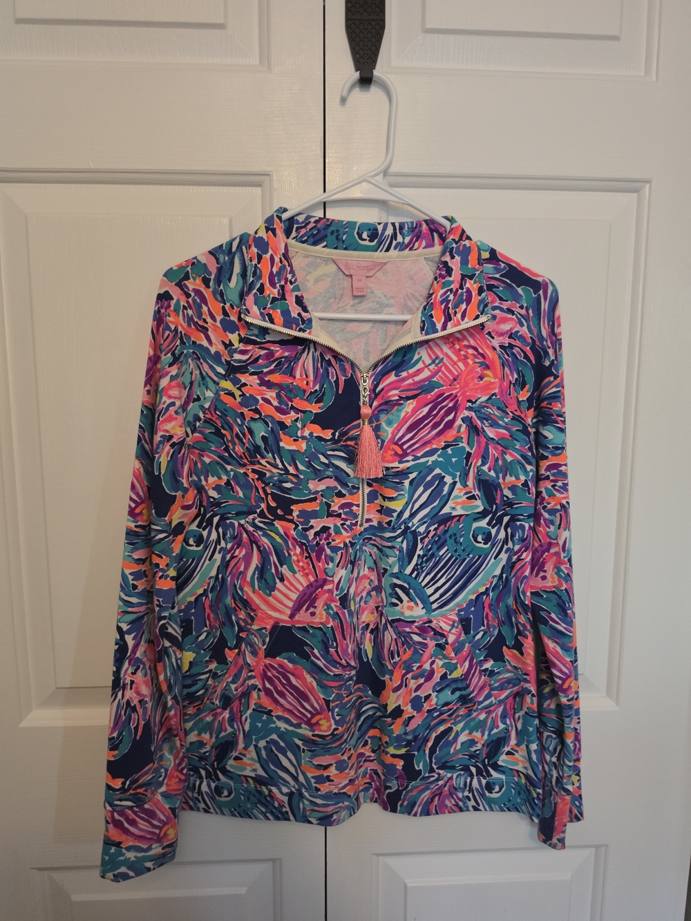 lilly pulitzer Long-Sleeve Pullover Top - Vibrant Multi-Color